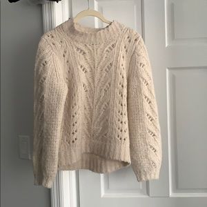 Jcrew wool point sur knit sweater Sz xs